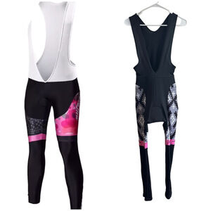 MALCIKLO Fleece-lined Thermal Long Cycling Bibs